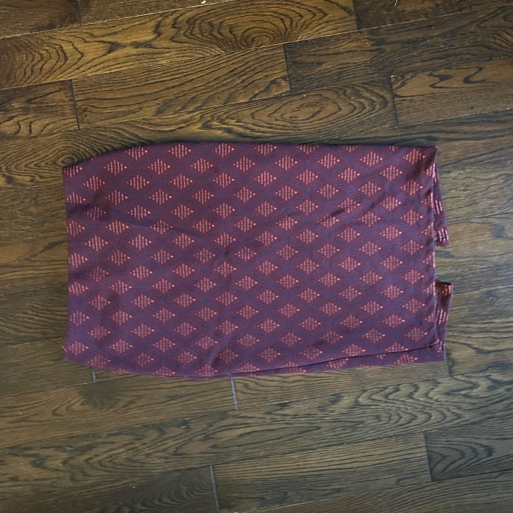 Trafaluc patterned pencil skirt